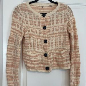 Knitted & Knotted Pink/White Cardigan